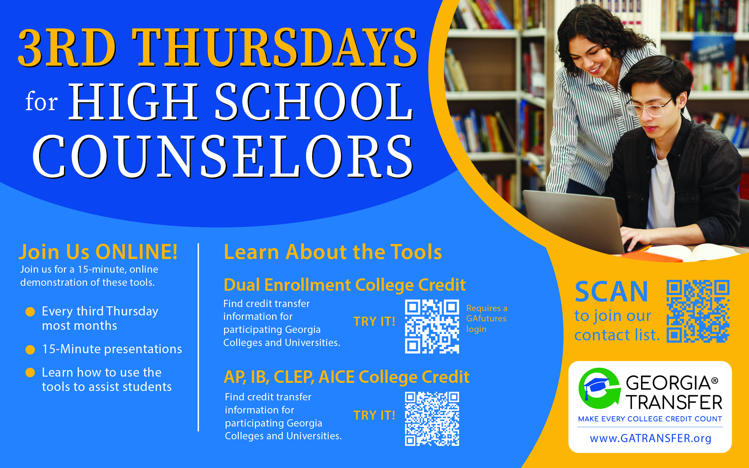 Third Thursdys for High School Counselors (PDF)